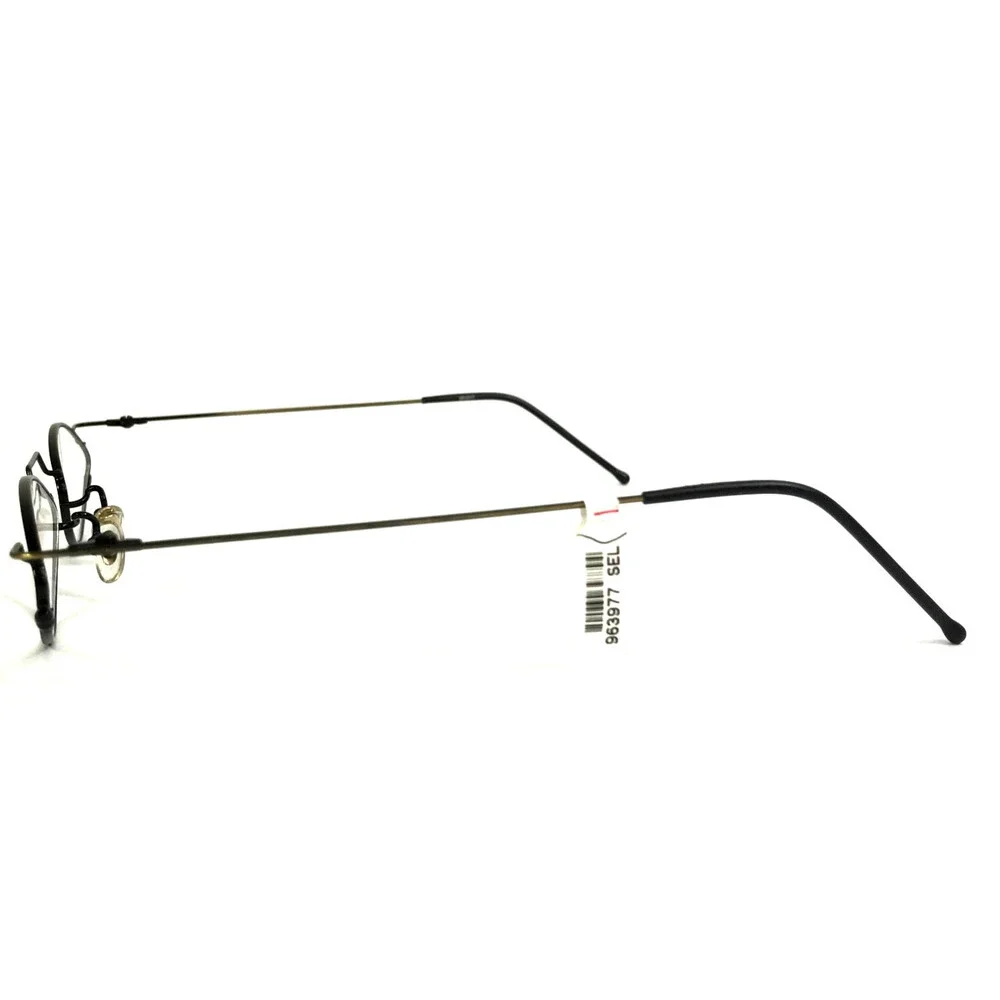 Select Eyeglasses Frames MOD 5080 COL 001 Black Gold Modern MCM 48-20-130